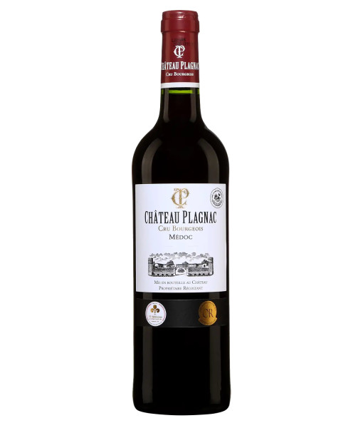 Château Plagnac Cru Bourgeois Médoc<br>Vin rouge   |   750 ml   |   France  Bordeaux