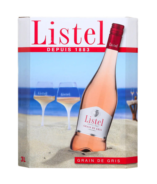 Listel Terres du Midi Grain de Gris<br>Vin rosé   |   3 L   |   France  Languedoc-Roussillon