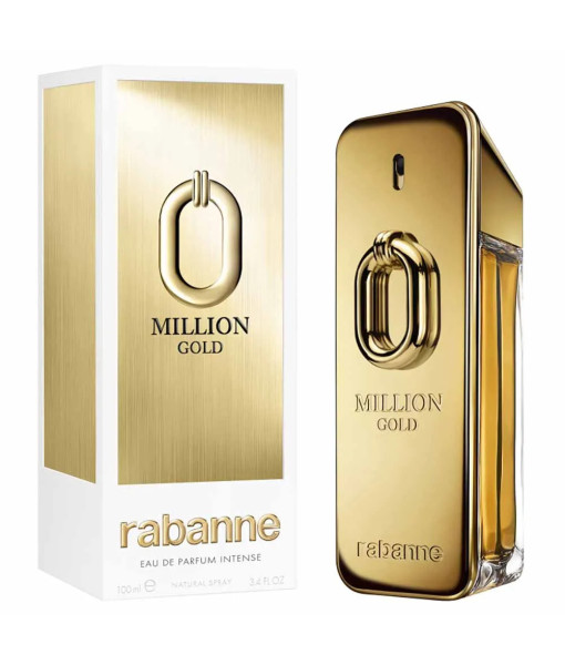 Rabanne<br>Million Gold<br>Eau de Parfum Intense<br>100 mL / 3.4 Fl.Oz.