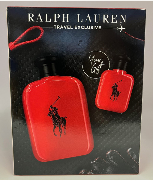 Ralph Lauren<br>Polo Red Travel Exclusive<br>Eau de Toilet<br>125ml / 4.2 fl. oz + 15ml /