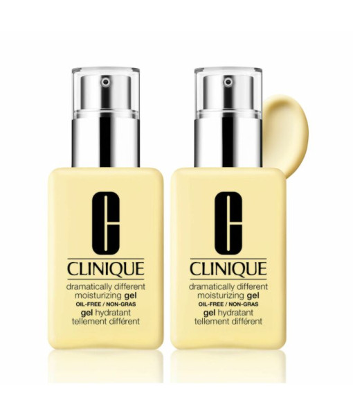 Clinique<br>Dramatically Different Moisturizing Gel Duo Oil-Free<br>2x 125 ml  / 4.2 Fl. Oz .