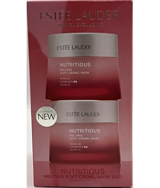 Estée Lauder<br>Nutritious Melting Soft Creme / Mask<br>2X 1.7 Oz. / 2X 50 ml