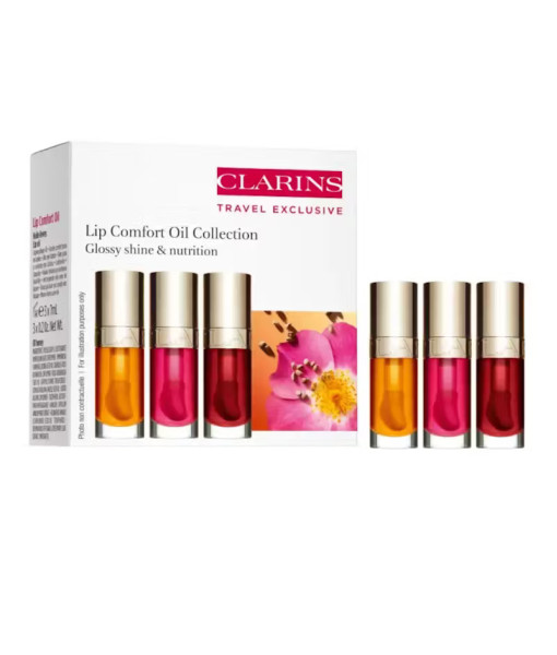 Clarins<br>Lip Comfort Oil Collection <br>3 x 7 ml / 3 x 0.2 Oz