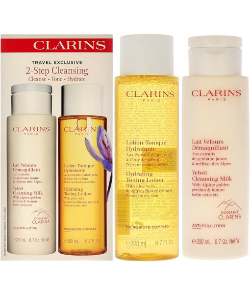 Clarins<br>2-Step Cleansing Ritual Cleanse & Tone<br>200ml / 6.7 oz