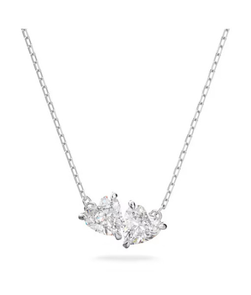 Swarovski <br> Collier Mesmera <br> Cœur, Blanc, Métal rhodié