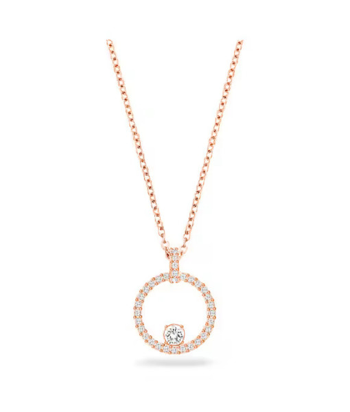 Swarovski <br> Pendentif Constella <br> Blanc, Placage de ton or rosé