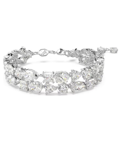 Swarovski <br>Bracelet Mesmera<br>Tailles variées, Blanc, Métal rhodié