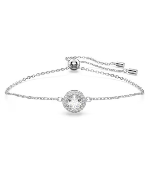 Swarovski <br> Bracelet Una Angelic <br> Taille ronde, Blanc, Métal rhodié