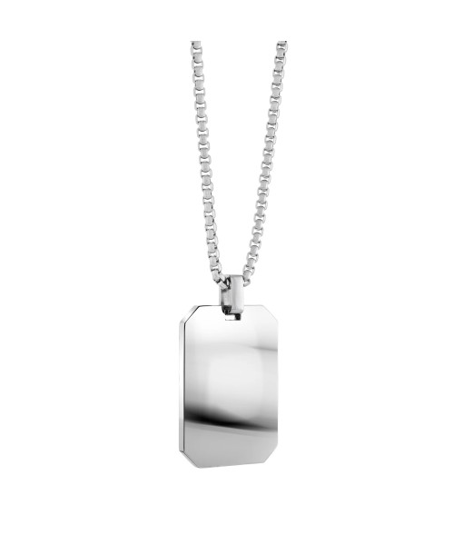 Italgem Steel <br>PENDENTIF DOG TAG MAT/POLI