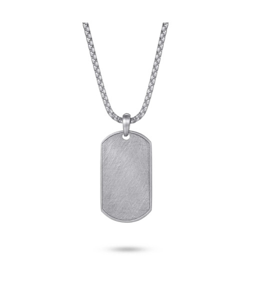 Italgem Steel <br>PENDENTIF DOG TAG GLACÉ