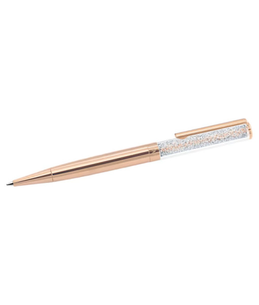 Swarovski <br>Stylo à bille Crystalline<br>Ton or rose, Placage de ton or rosé