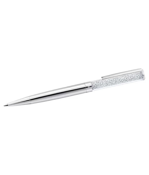 Swarovski <br> Stylo à bille Crystalline <br> Ton argenté, Métal chromé