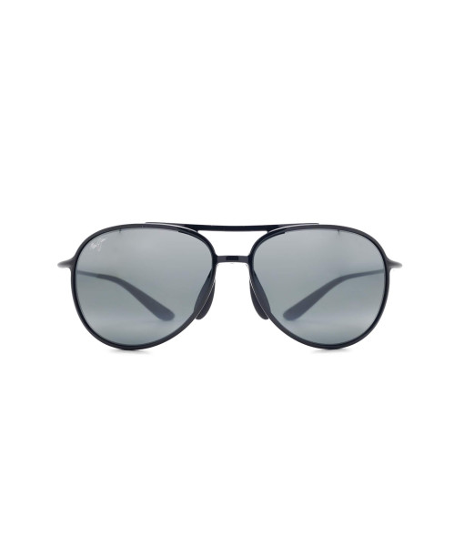 Maui Jim  <br> ALELELE BRIDGE <br> Monture Noir brillant, Verre Gris Neutre