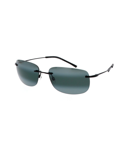 Maui Jim <br> OHAI <br> Monture Noir brillant, Verre Gris Neutre