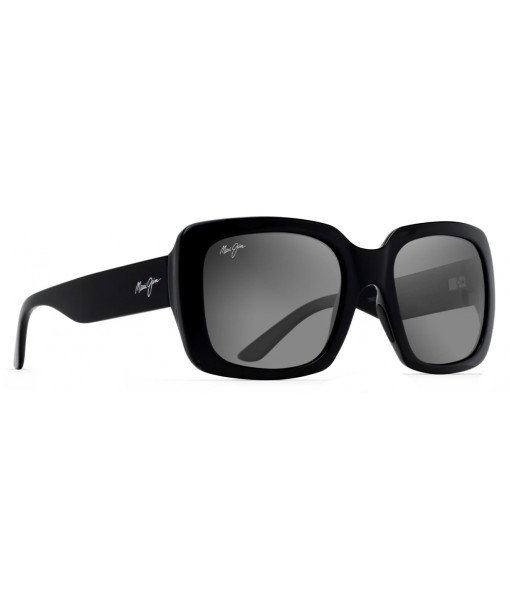 Maui Jim <br> TWO STEPS <br> Monture Noir brillant, Verre Gris Neutre