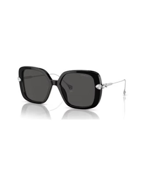 Swarovski <br> Lunettes de soleil <br> Oversize, Forme carrée, SK6011, Noires