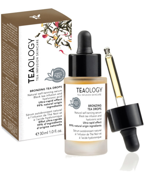 Teaology<br>Bronzing Tea Drops Natural Self-tanning Serum<br>30 ml / 1.0 fl.oz.
