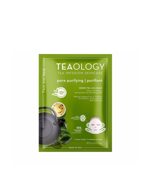 Teaology<br>Green Tea Aha Mask<br>21 ml / 0.71 fl.oz.