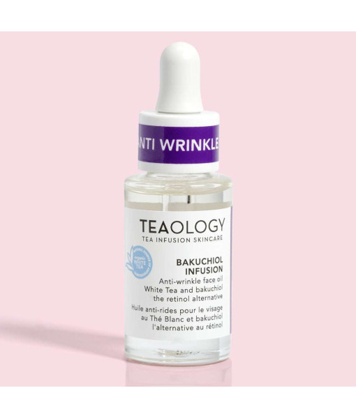 Teaology<br>Bakuchiol Infusion Anti-Wrinkle Face Oil<br>15 ml / 0.5 fl. oz.