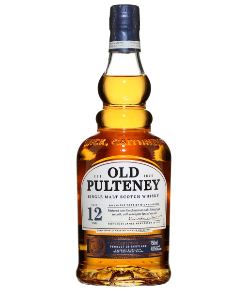 Old Pulteney 12 Ans Highland Single Malt<br>Whisky écossais   |   750 ml   |   Royaume Uni  Écosse