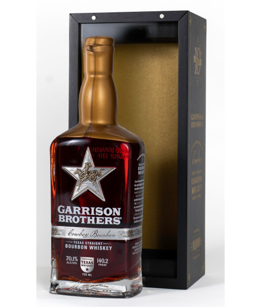 Garrison Brothers Texas Straight Cowboy Bourbon Whiskey<br>Whiskey américain | 750 ml | États-Unis, Texas