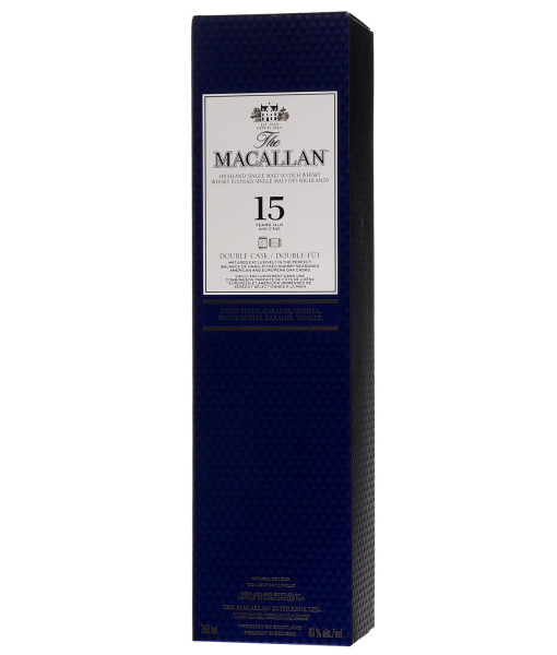 The Macallan Double Cask 15 ans Highlands Single Malt<br>Whisky écossais   |   750 ml   |   Royaume Uni  Écosse